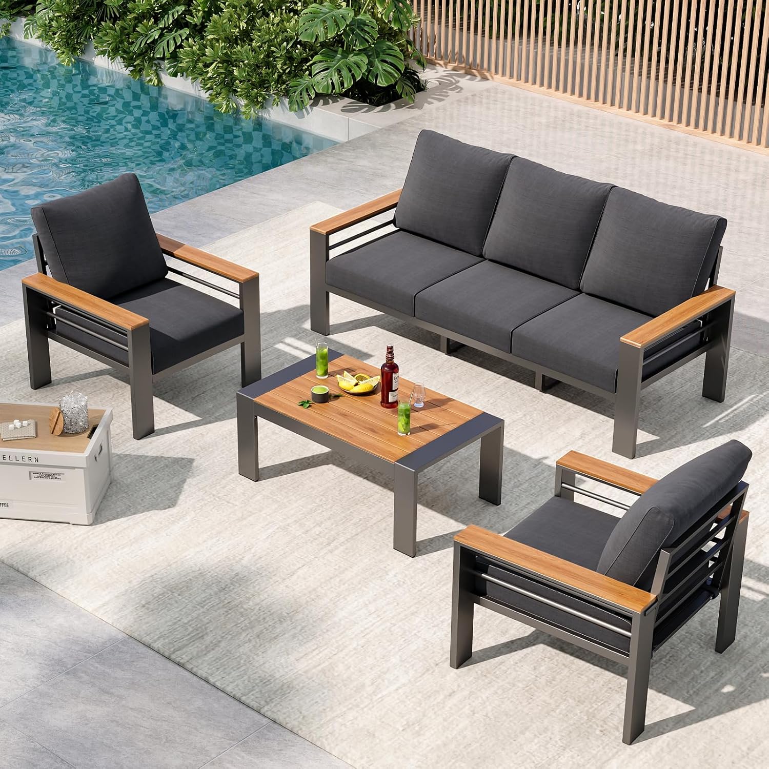 Outdoor Furniture Sale - Patio Furniture Set, Aluminum Outdoor Furniture