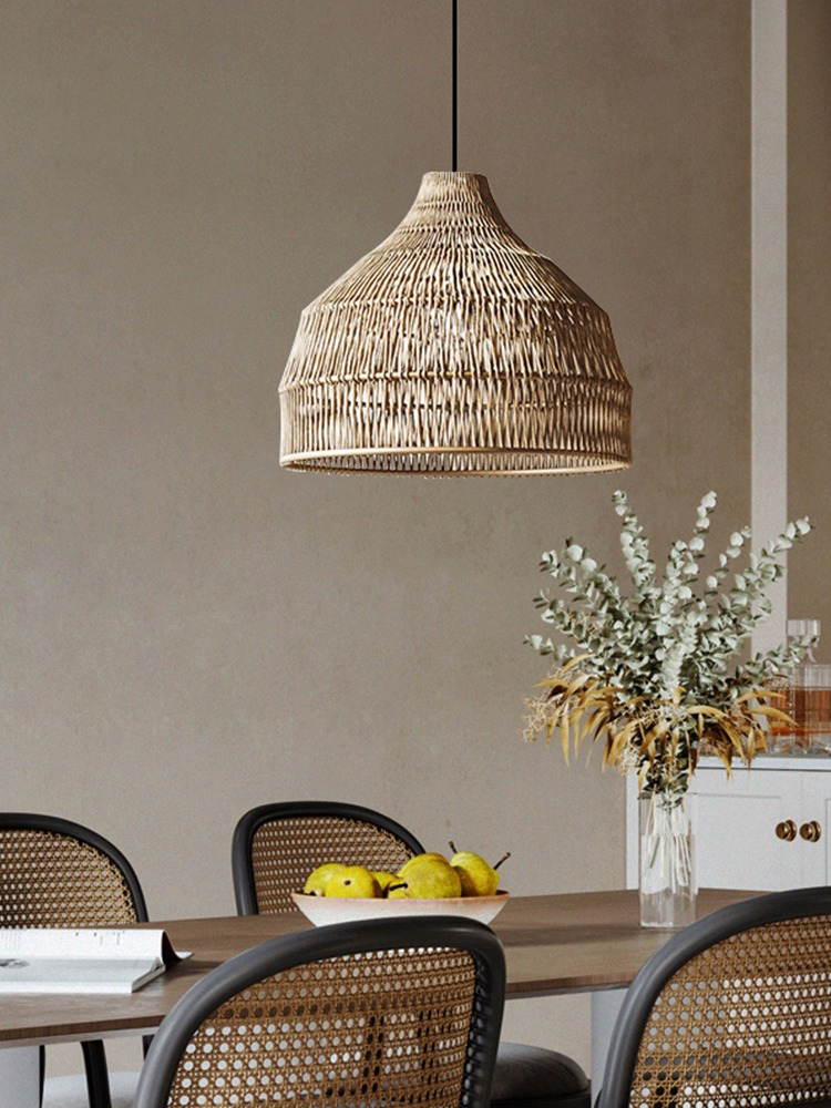 Simple Creative Rattan Pendant - Outdoor Furniture Sale 评论和价格