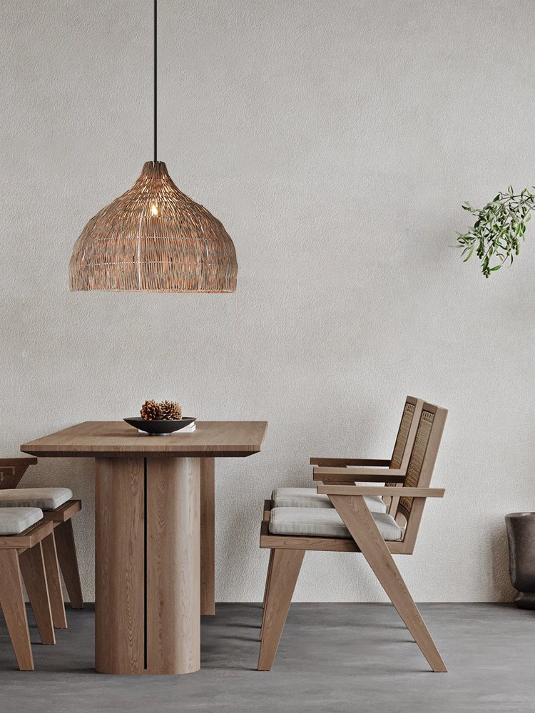 Simple Creative Rattan Pendant - Outdoor Furniture Sale 评论和价格