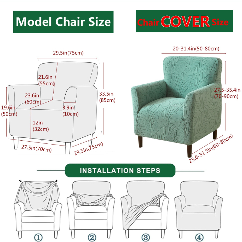1PC Tub Bar Sofa Cover Jacquar - Outdoor Furniture Near Me 评论和价格