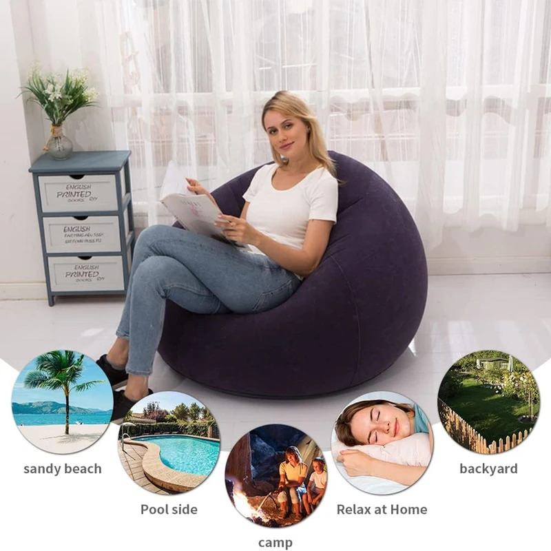 Large Lazy Inflatable Sofa Cha - Outdoor Furniture Near Me 评论和价格