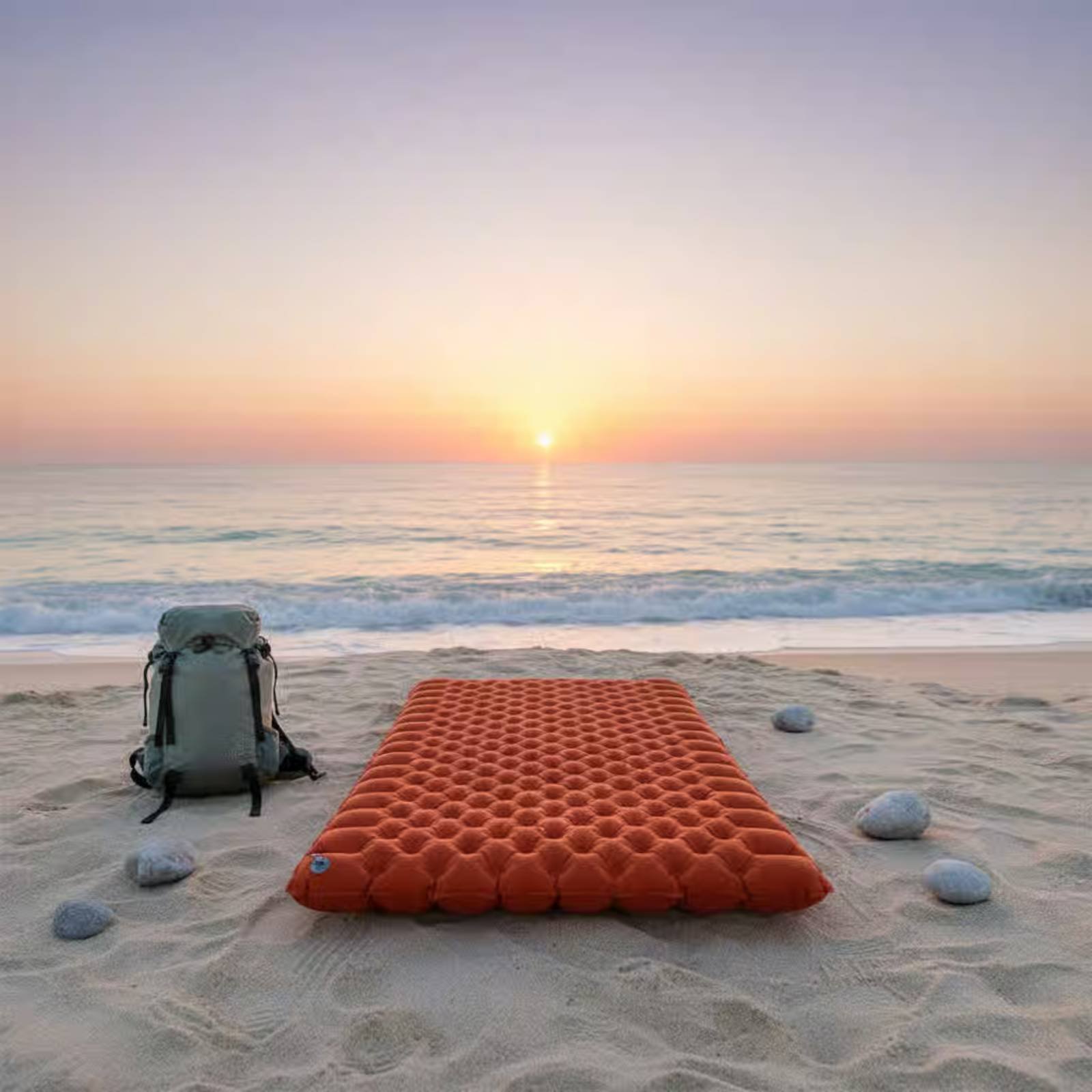 Inflatable Camping Mat Nylon T - Outdoor Rug Waterproof 评论和价格
