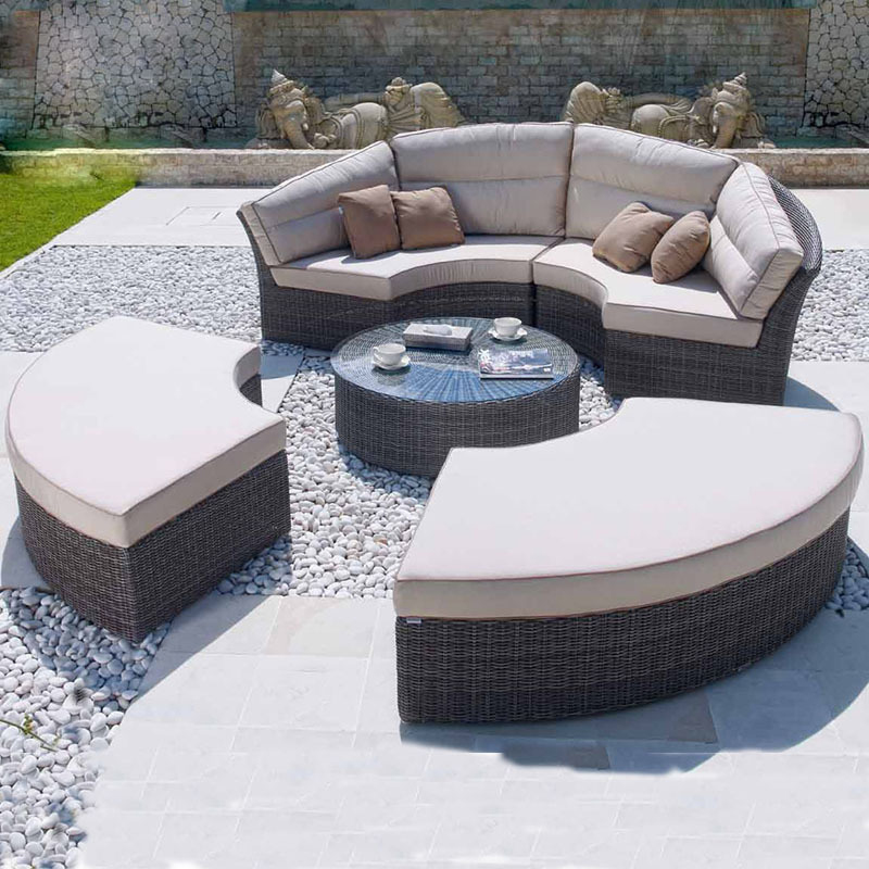 Outdoor Rattan Round Daybed So - Outdoor Daybed Sofa 评论和价格