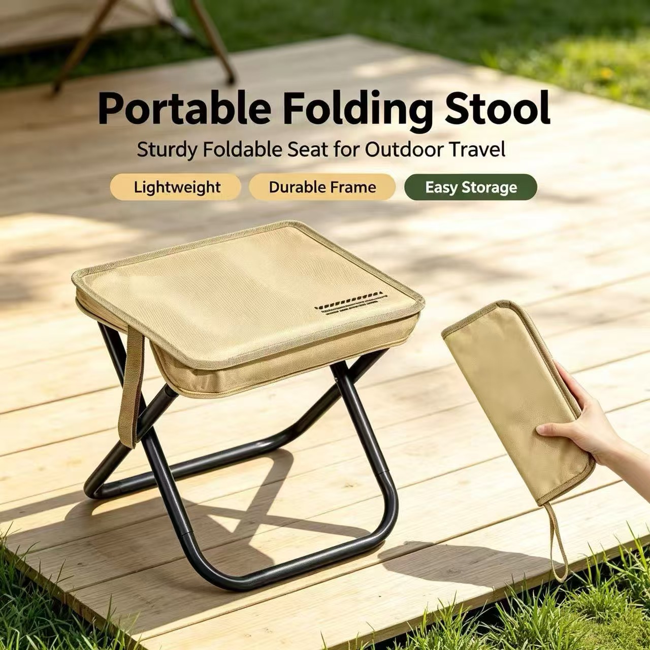 Magza Portable Folding Stool U - Outdoor Furniture Cheap 评论和价格