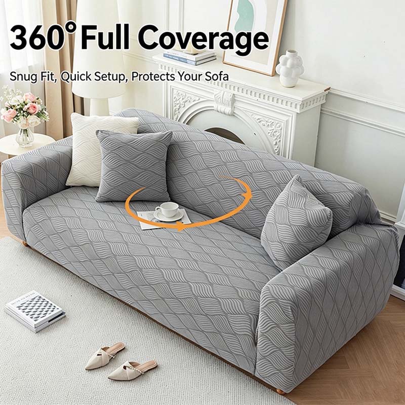 1PC Jacquard Sofa Cover Full W - Outdoor Furniture Cover Xl 评论和价格