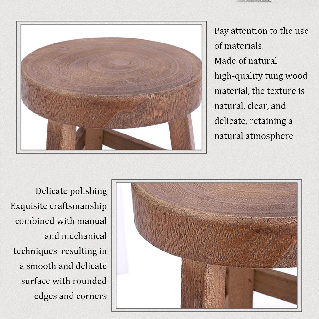 Wood Low Stools Small Bench Pl - Outdoor Furniture Near Me 评论和价格