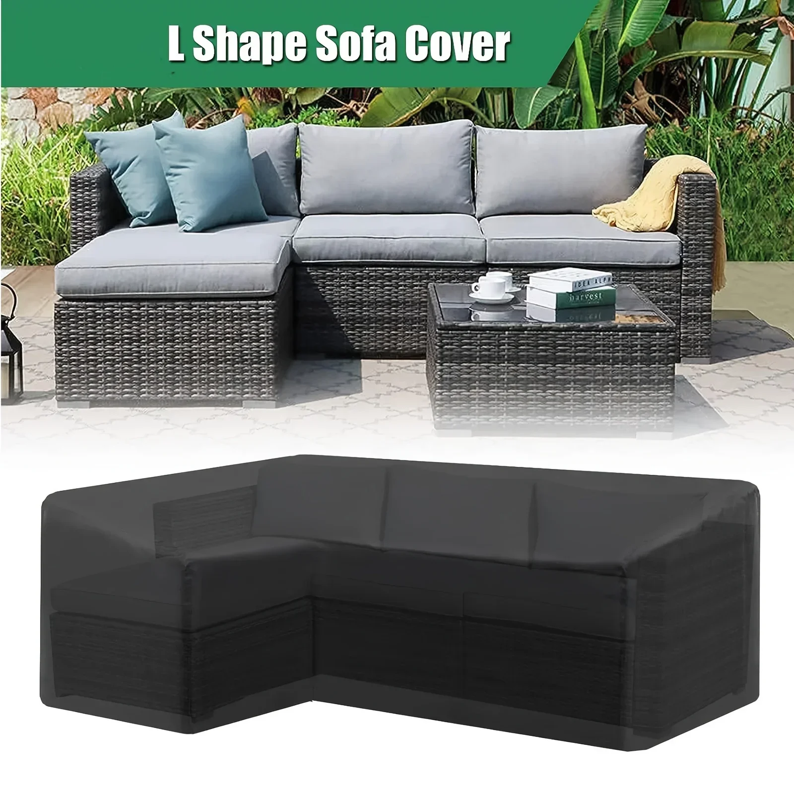 Outdoor L-shaped Outdoor Sofa  - Outdoor Furniture Cover Xl 评论和价格
