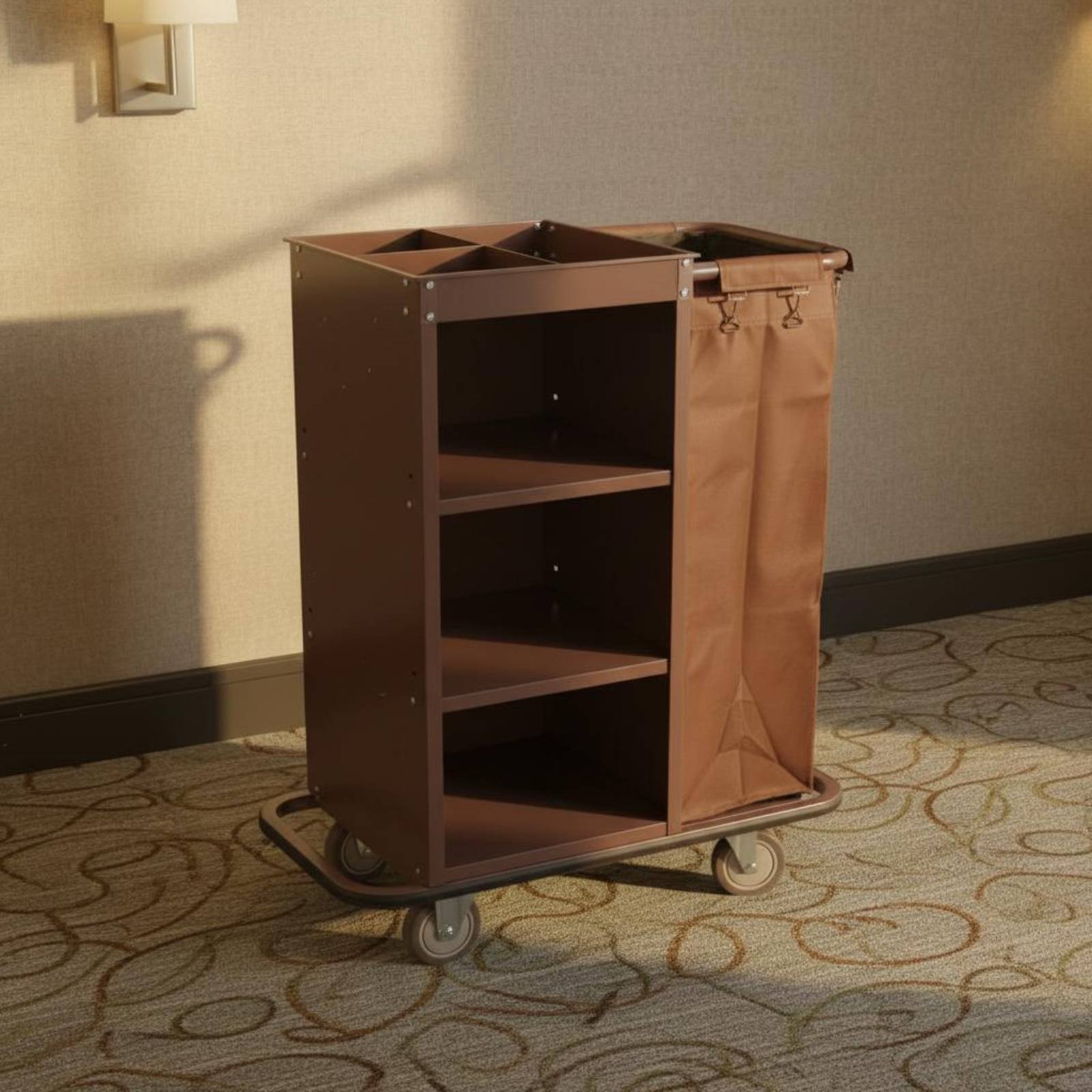 Hotel Linen Cart Multi-Functio - Outdoor Furniture Glides 评论和价格