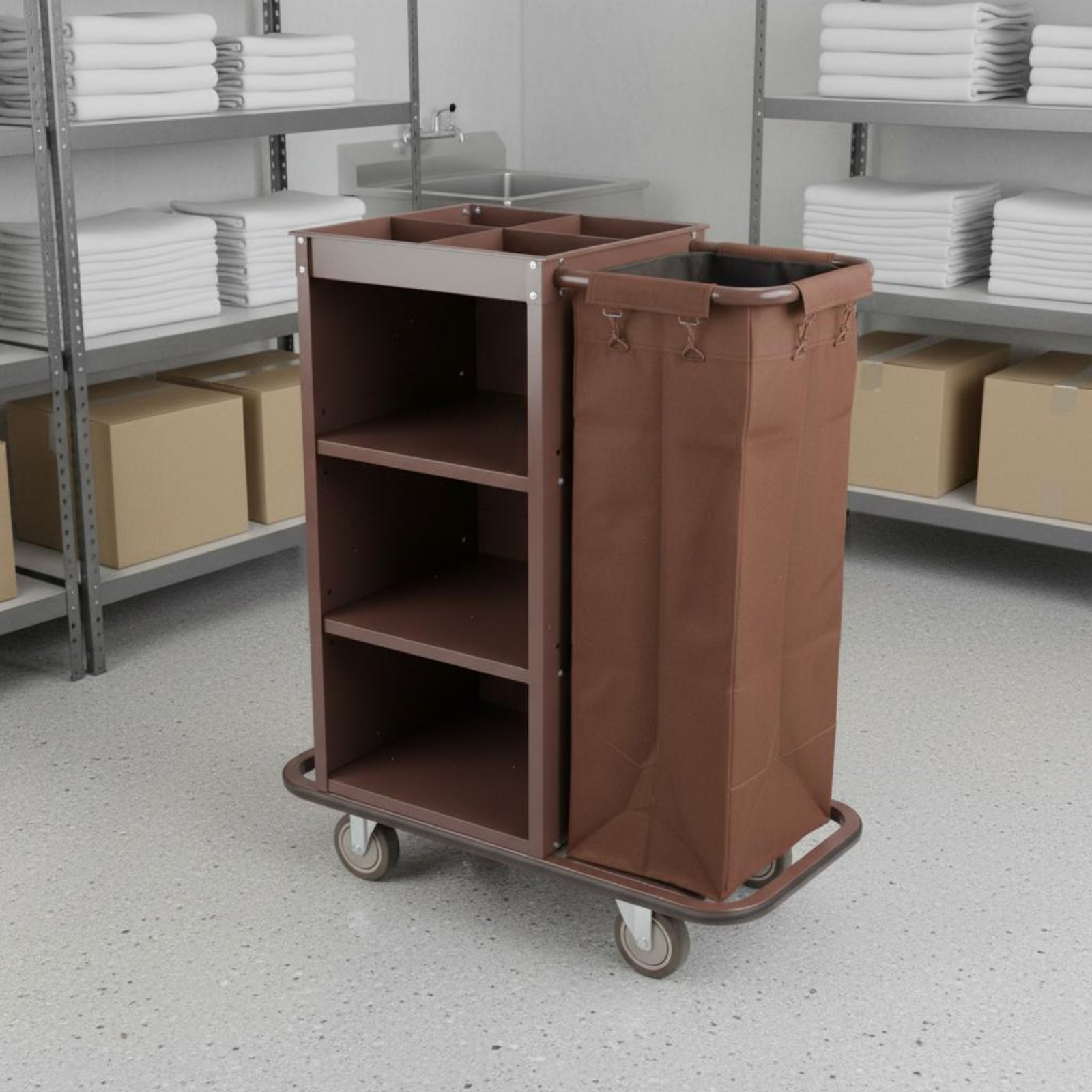 Hotel Linen Cart Multi-Functio - Outdoor Furniture Glides 评论和价格