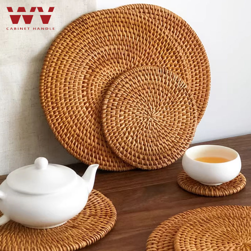 10-20cm Pot Mats Handwoven Rat - Outdoor Furniture Sale 评论和价格