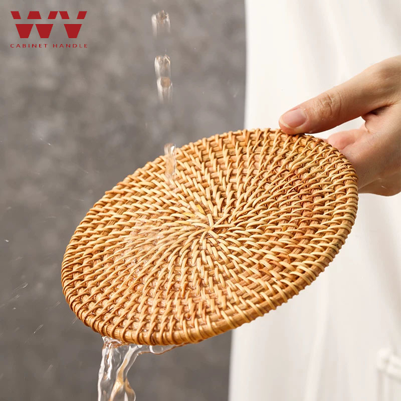 10-20cm Pot Mats Handwoven Rat - Outdoor Furniture Sale 评论和价格
