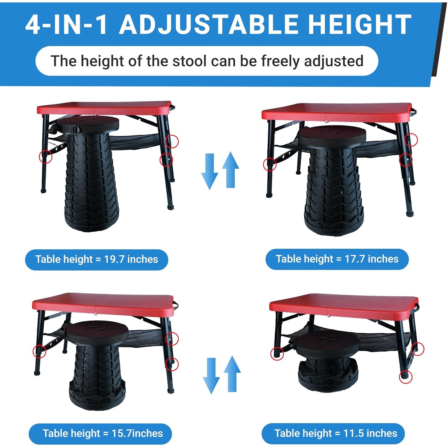 Retractable Folding Table & St - Outdoor Daybed Sofa 评论和价格