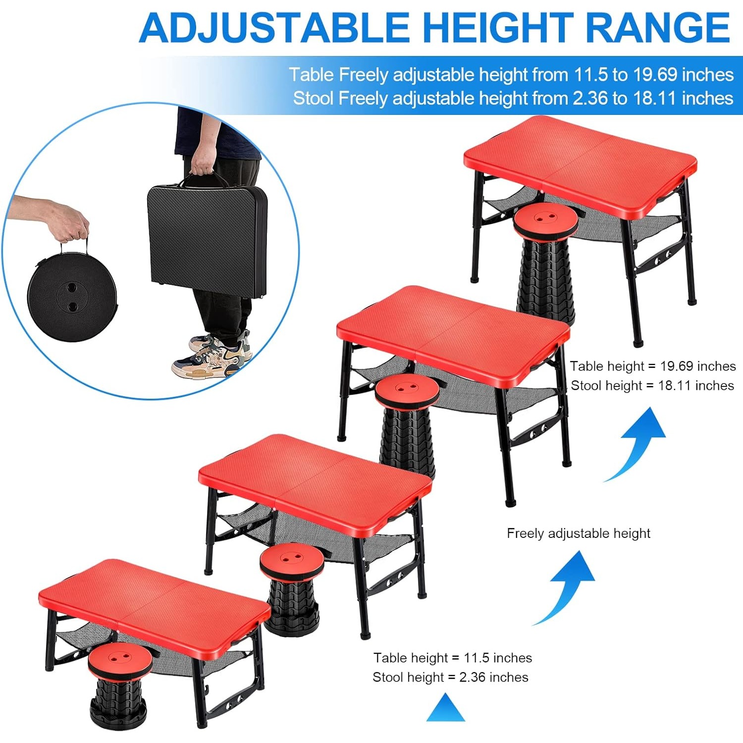 Retractable Folding Table & St - Outdoor Daybed Sofa 评论和价格